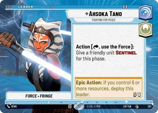 Ahsoka Tano (267) - Fighting For Peace (Hyperspace) (267) [Legends of the Force] - for just $0.10! 