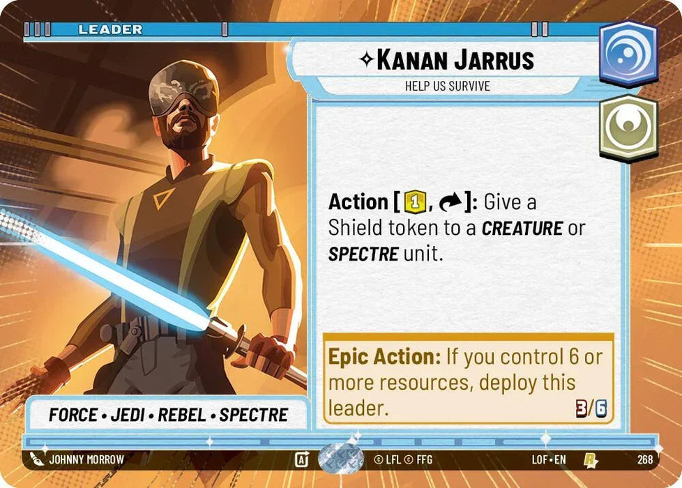 Kanan Jarrus (268) - Help Us Survive (Hyperspace) (268) [Legends of the Force] - for just $0.15! 