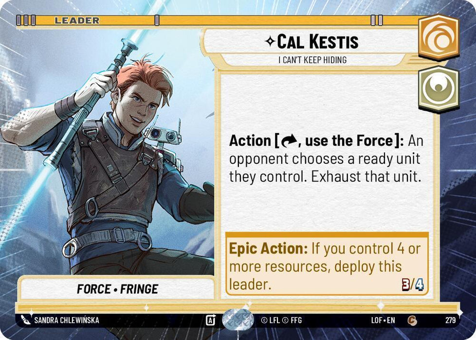 Cal Kestis (279) - I Can't Keep Hiding (Hyperspace) (279) [Legends of the Force] - for just $0.10! 