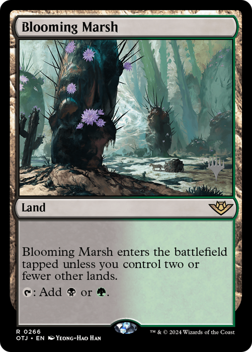 Blooming Marsh (PPOTJ-266) - Outlaws of Thunder Junction Promos - for just $0.75! 
