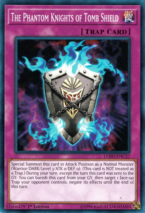 The Phantom Knights of Tomb Shield [LEHD-ENC27] Common - for just $0.10! 