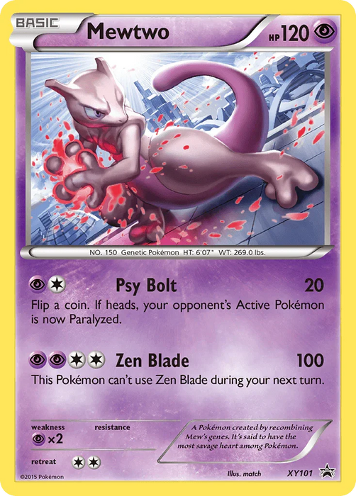 Mewtwo (XY101) [XY: Black Star Promos] - for just $10.95! 