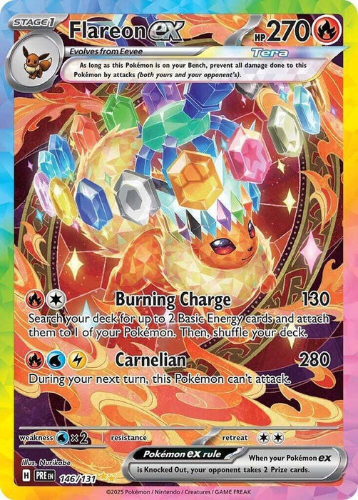Flareon ex (146/131) [Scarlet & Violet: Prismatic Evolutions] - for just $82.25! 