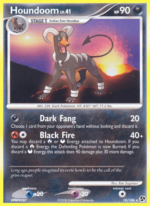 Houndoom (18/106) [Diamond & Pearl: Great Encounters] - for just $1.25! 