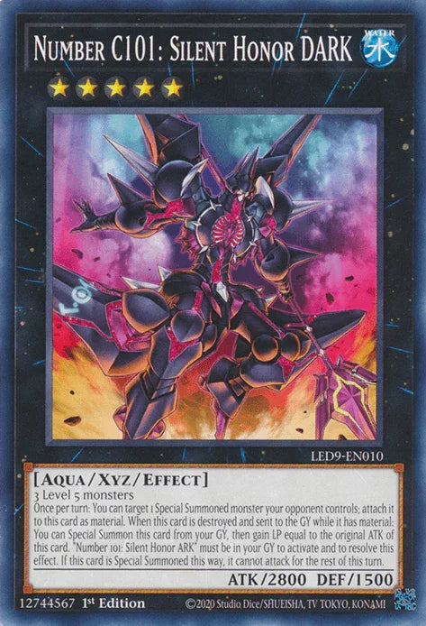 Number C101: Silent Honor DARK [LED9-EN010] Common - for just $0.10! 
