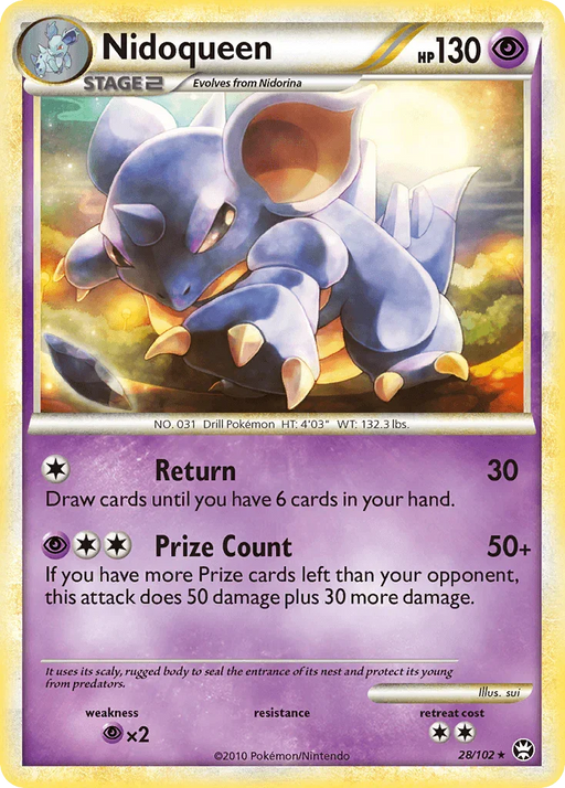 Nidoqueen (28/102) [HeartGold & SoulSilver: Triumphant] - for just $0.80! 