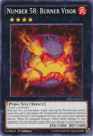 Number 58: Burner Visor [MP15-EN122] Common - for just $0.25! 