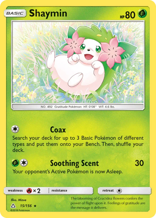 Shaymin (15/156) [Sun & Moon: Ultra Prism] - for just $1.95! 