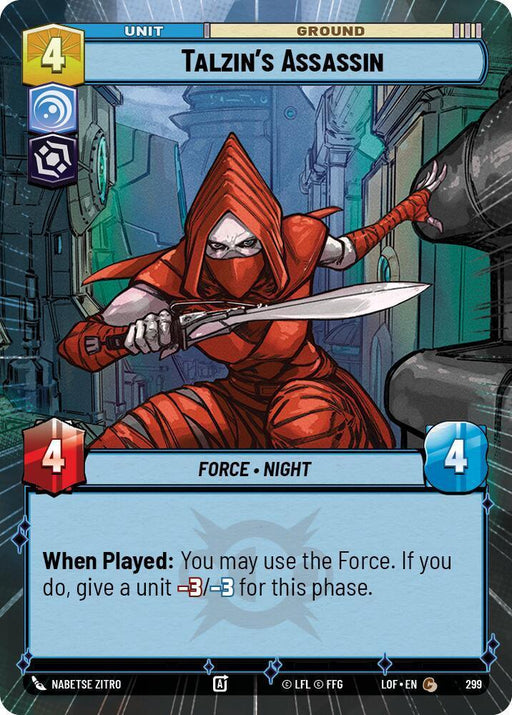 Talzin's Assassin (299) (Hyperspace) (299) [Legends of the Force] - for just $0.20! 
