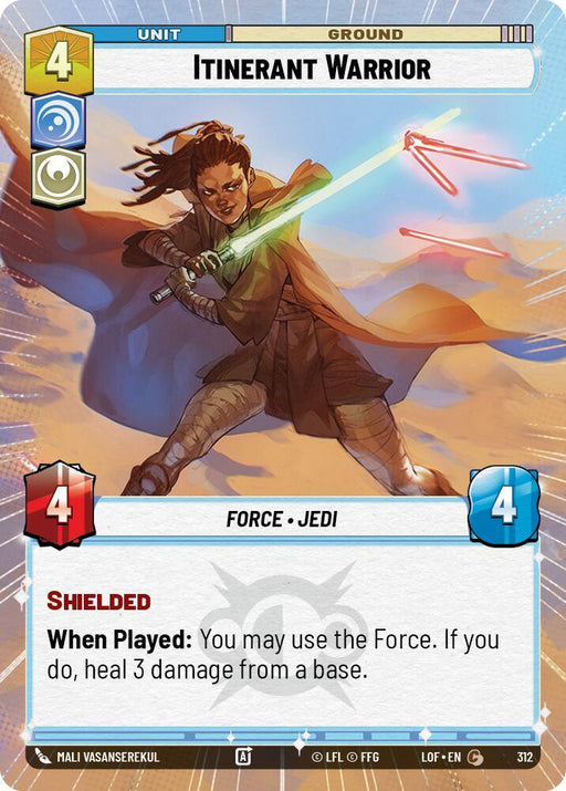 Itinerant Warrior (312) (Hyperspace) (312) [Legends of the Force] - for just $0.15! 