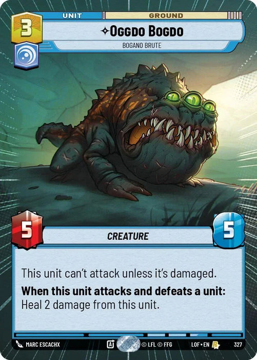 Oggdo Bogdo (327) - Bogano Brute (Hyperspace) (327) [Legends of the Force] - for just $0.70! 