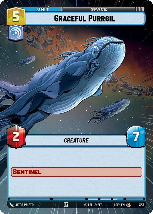 Graceful Purrgil (333) (Hyperspace) (333) [Legends of the Force] - for just $0.10! 
