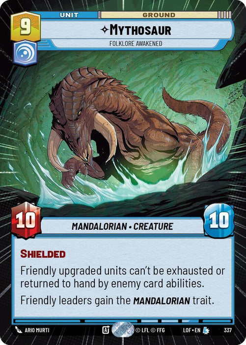 Mythosaur (337) - Folklore Awakened (Hyperspace) (337) [Legends of the Force] - for just $0.50! 