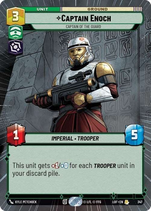Captain Enoch (347) - Captain of the Guard (Hyperspace) (347) [Legends of the Force] - for just $0.30! 
