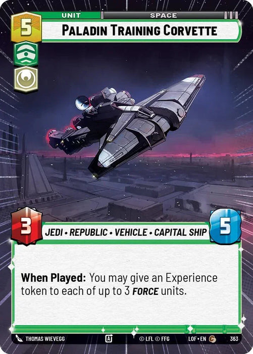 Paladin Training Corvette (363) (Hyperspace) (363) [Legends of the Force] - for just $0.10! 