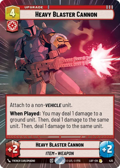 Heavy Blaster Cannon (435) (Hyperspace) (435) [Legends of the Force] - for just $0.25! 