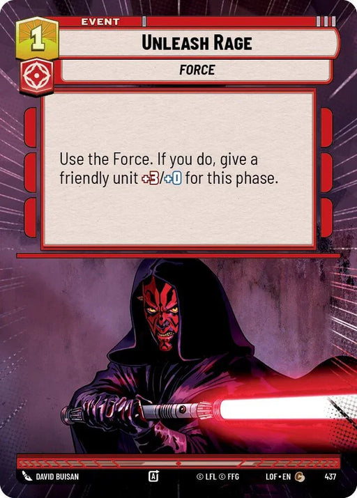 Unleash Rage (437) (Hyperspace) (437) [Legends of the Force] - for just $0.10! 