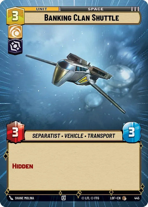 Banking Clan Shuttle (445) (Hyperspace) (445) [Legends of the Force] - for just $0.10! 