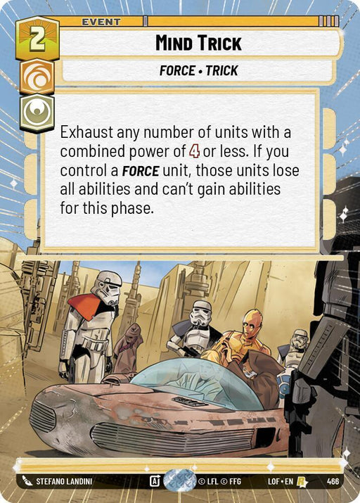 Mind Trick (466) (Hyperspace) (466) [Legends of the Force] - for just $0.15! 