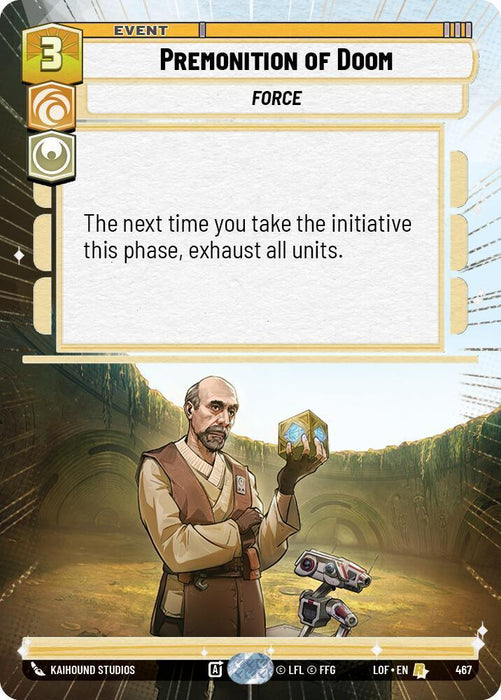 Premonition of Doom (467) (Hyperspace) (467) [Legends of the Force] - for just $0.15! 