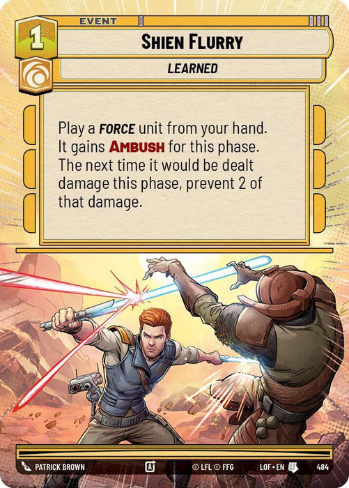 Shien Flurry (484) (Hyperspace) (484) [Legends of the Force] - for just $0.40! 