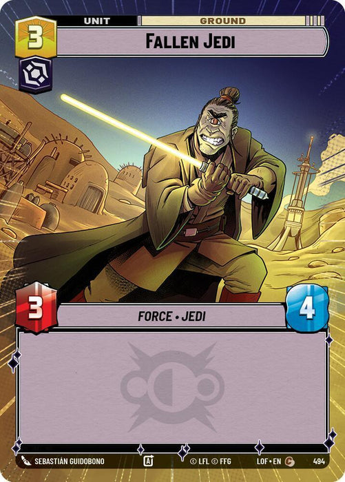 Fallen Jedi (494) (Hyperspace) (494) [Legends of the Force] - for just $0.10! 