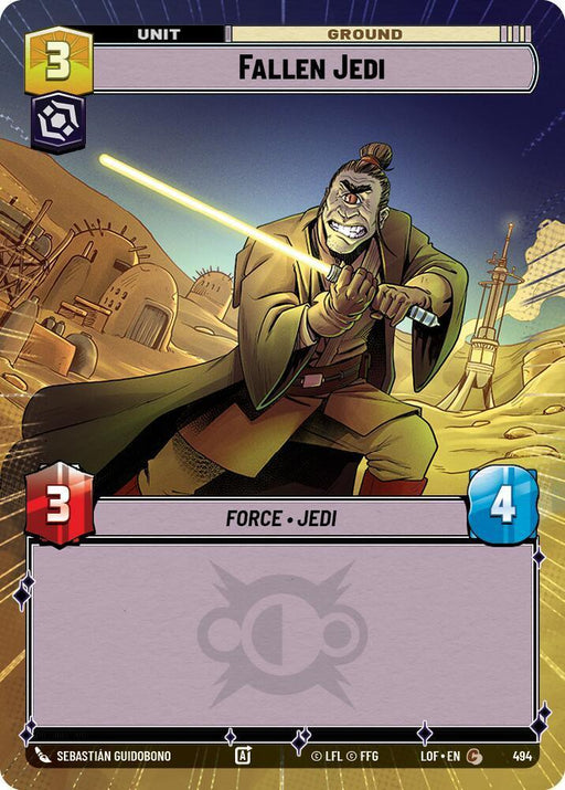Fallen Jedi (494) (Hyperspace) (494) [Legends of the Force] - for just $0.10! 