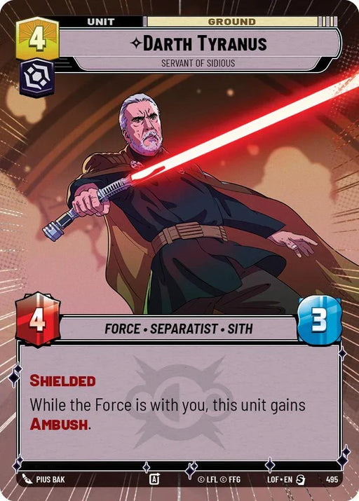Darth Tyranus (495) - Servant of Sidious (Hyperspace) (495) [Legends of the Force] - for just $2.15! 