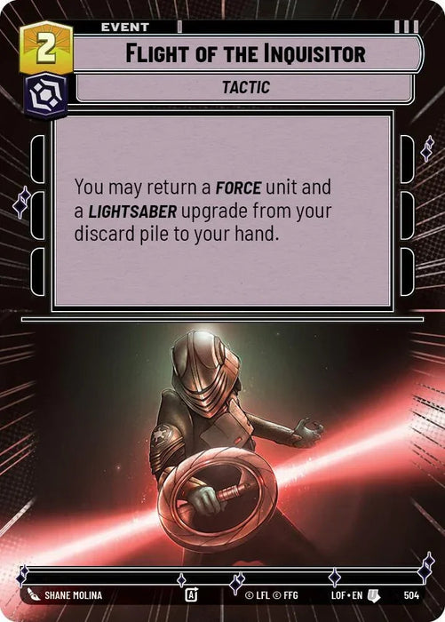 Flight of the Inquisitor (504) (Hyperspace) (504) [Legends of the Force] - for just $0.10! 