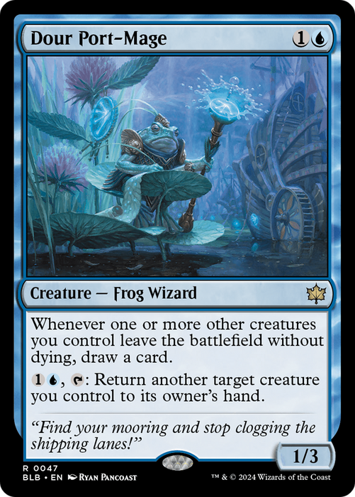 Dour Port-Mage (BLB-047) - Bloomburrow - for just $0.85! 