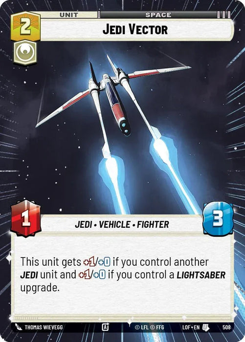 Jedi Vector (508) (Hyperspace) (508) [Legends of the Force] - for just $0.10! 
