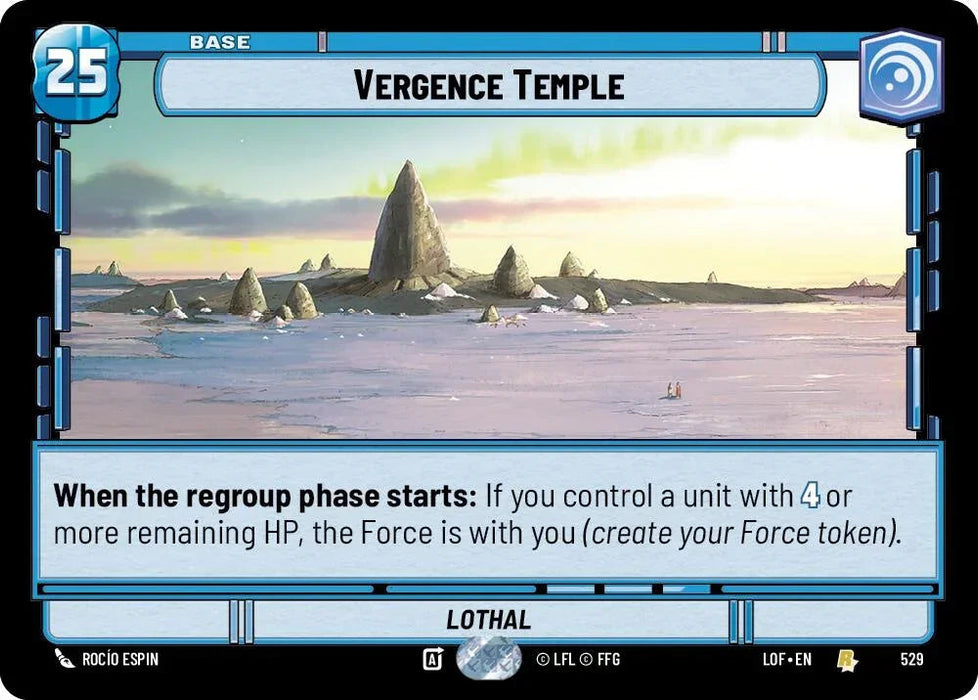 Vergence Temple (529) (Foil) (529) [Legends of the Force] - for just $0.15! 