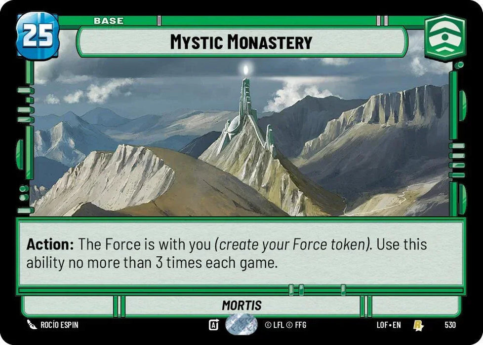 Mystic Monastery (530) (Foil) (530) [Legends of the Force] - for just $0.10! 