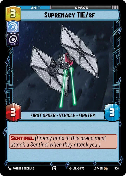 Supremacy TIE/sf (536) (Foil) (536) [Legends of the Force] - for just $0.10! 
