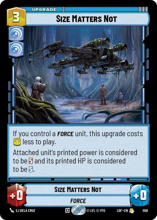Size Matters Not (558) (Foil) (558) [Legends of the Force] - for just $0.15! 