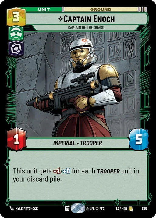 Captain Enoch (585) - Captain of the Guard (Foil) (585) [Legends of the Force] - for just $0.10! 