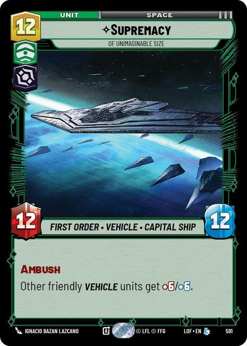 Supremacy (591) - Of Unimaginable Size (Foil) (591) [Legends of the Force] - for just $0.25! 