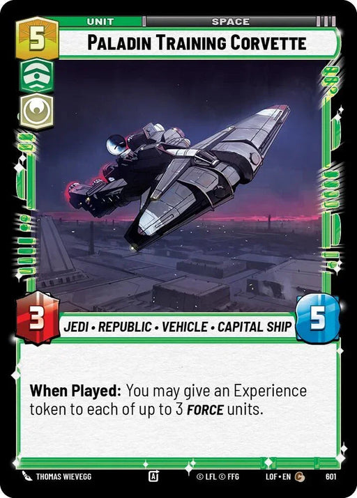 Paladin Training Corvette (601) (Foil) (601) [Legends of the Force] - for just $0.10! 