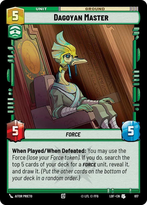 Dagoyan Master (617) (Foil) (617) [Legends of the Force] - for just $0.10! 