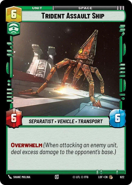 Trident Assault Ship (622) (Foil) (622) [Legends of the Force] - for just $0.10! 