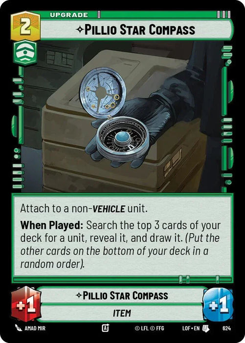 Pillio Star Compass (624) (Foil) (624) [Legends of the Force] - for just $0.10! 