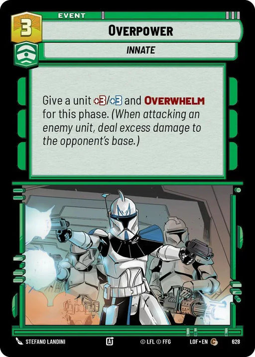 Overpower (628) (Foil) (628) [Legends of the Force] - for just $0.10! 
