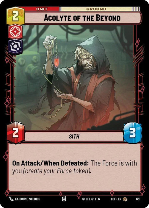 Acolyte of the Beyond (631) (Foil) (631) [Legends of the Force] - for just $0.10! 