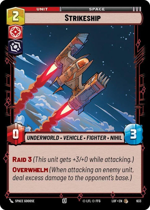 Strikeship (633) (Foil) (633) [Legends of the Force] - for just $0.10! 