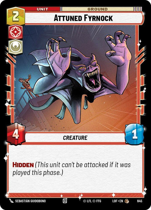 Attuned Fyrnock (645) (Foil) (645) [Legends of the Force] - for just $0.10! 