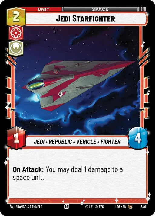Jedi Starfighter (646) (Foil) (646) [Legends of the Force] - for just $0.10! 