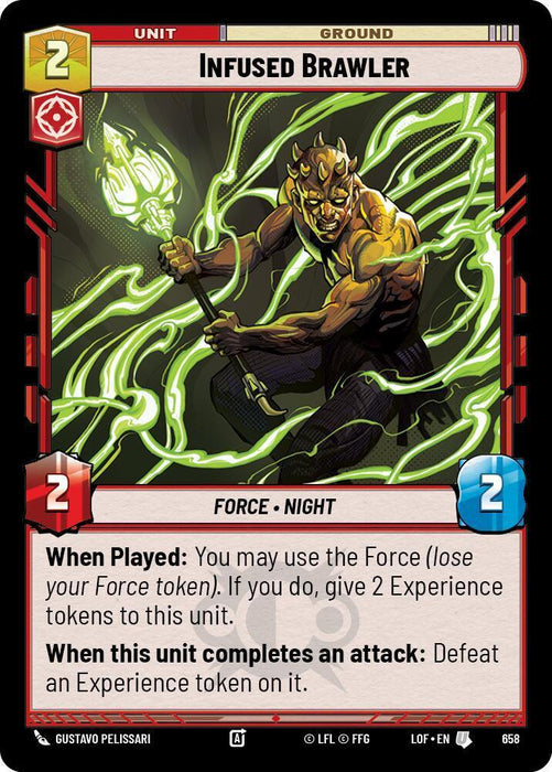 Infused Brawler (658) (Foil) (658) [Legends of the Force] - for just $0.10! 