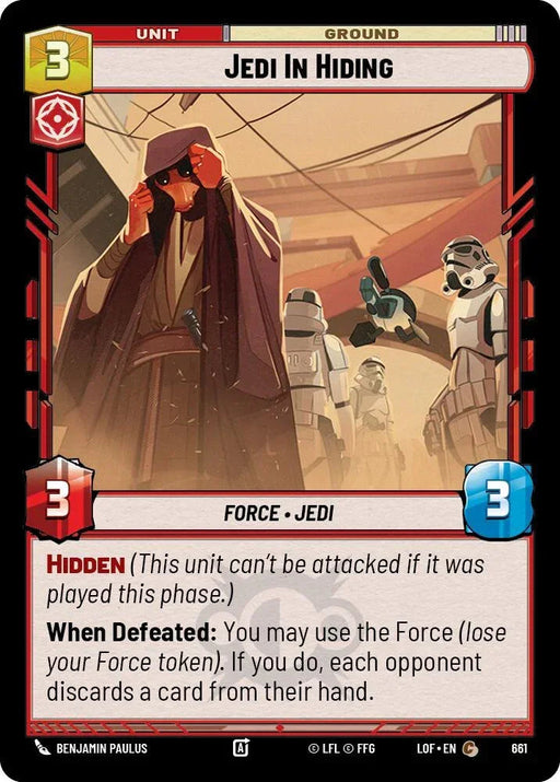 Jedi In Hiding (661) (Foil) (661) [Legends of the Force] - for just $0.10! 