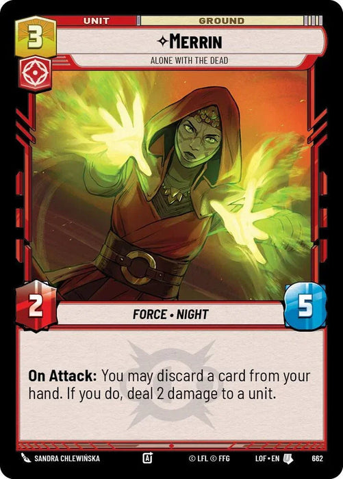 Merrin (662) - Alone with the Dead (Foil) (662) [Legends of the Force] - for just $0.10! 