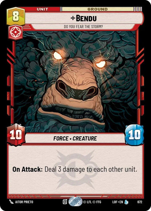 Bendu (672) - Do You Fear the Storm? (Foil) (672) [Legends of the Force] - for just $0.20! 